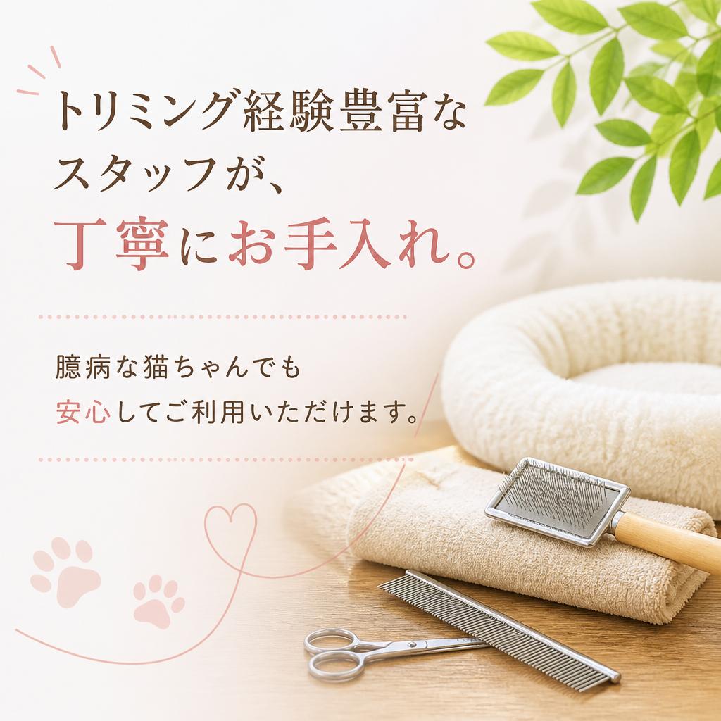 経験豊富なスタッフによる丁寧なケア