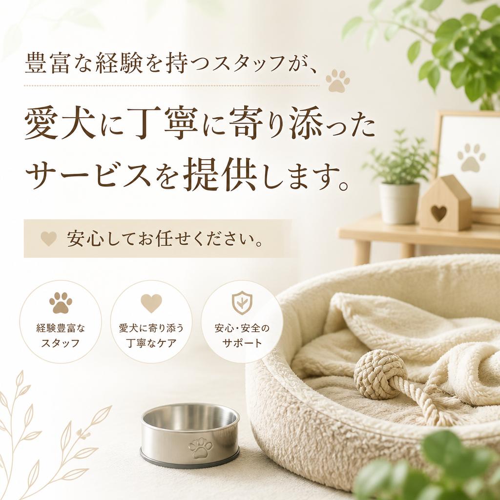 トリミングのプロが在籍