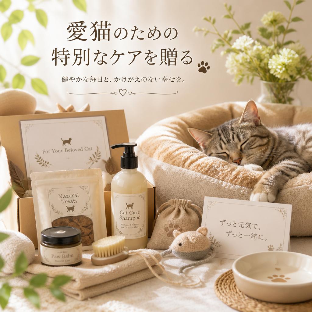 愛猫のための特別なケアを贈る