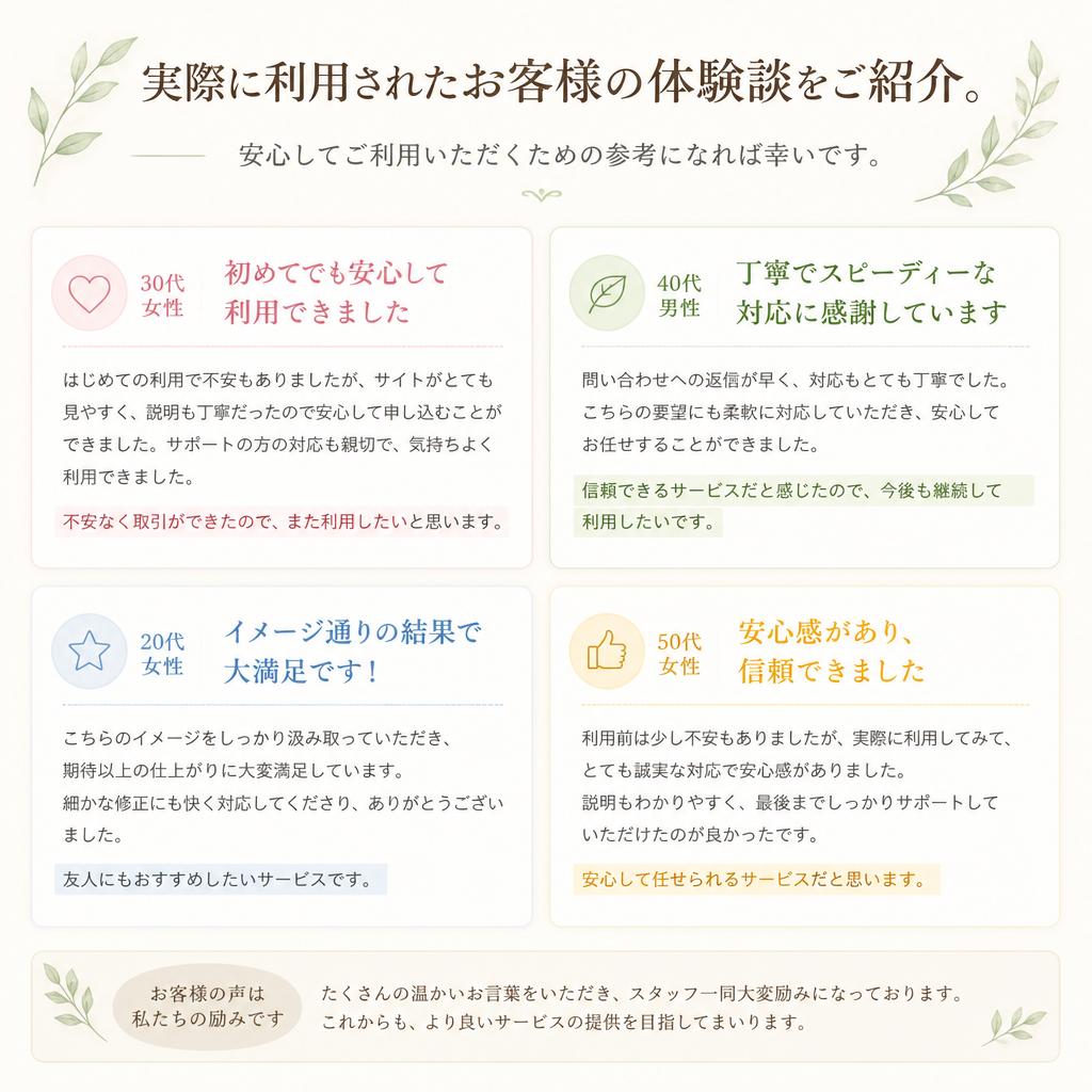 お客様の声
