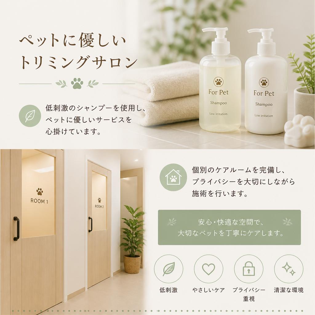 サロンのこだわり