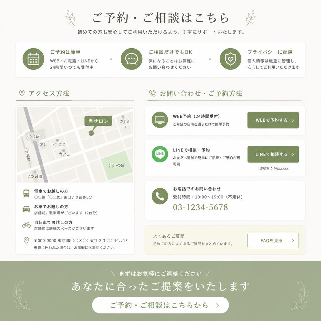 今すぐお問い合わせを！