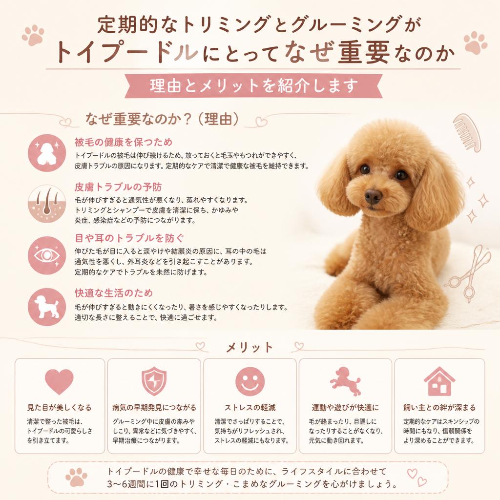 トリミングとグルーミングの重要性