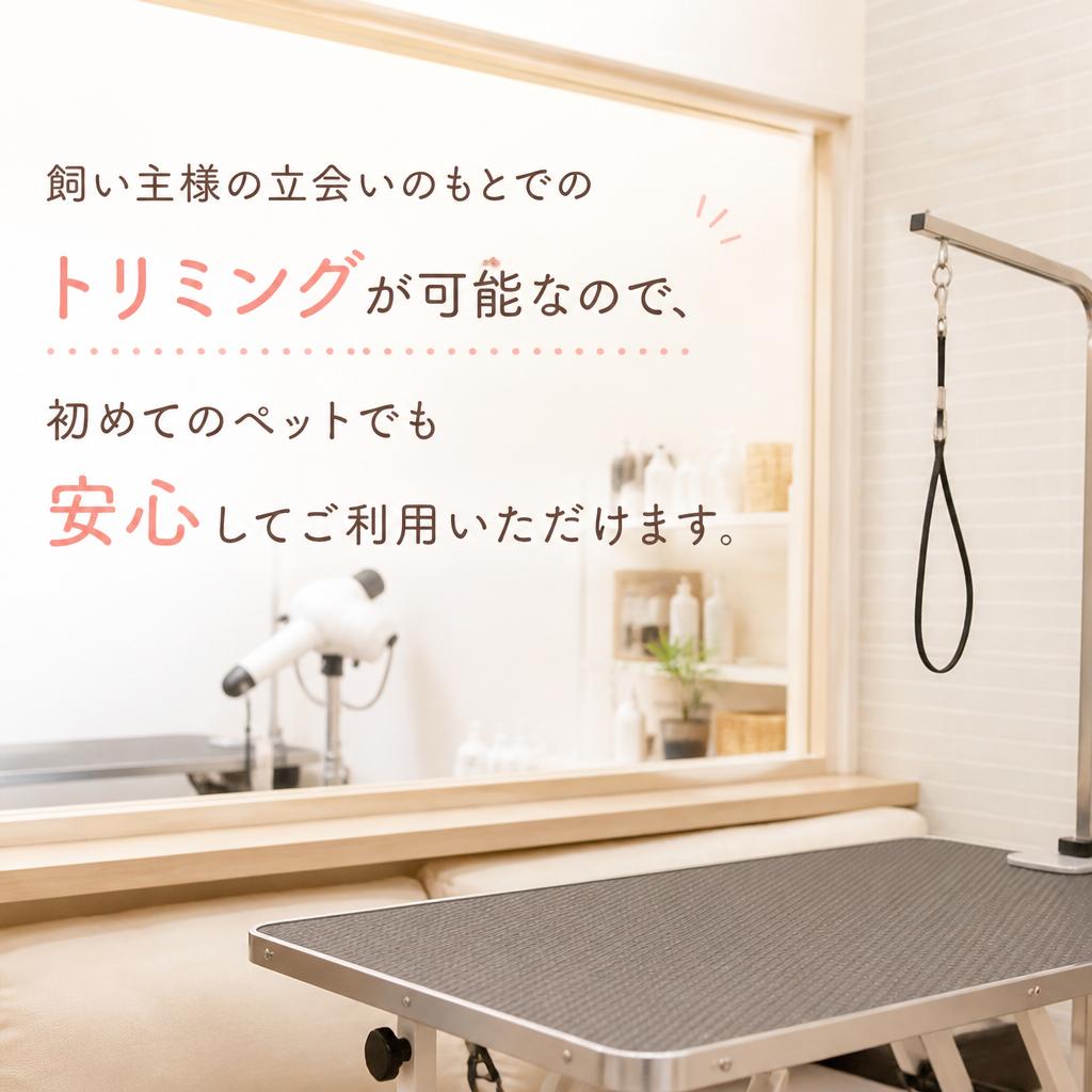 立会い施術が可能