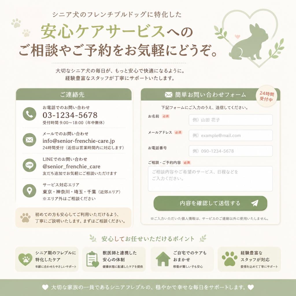 今すぐお問い合わせを！