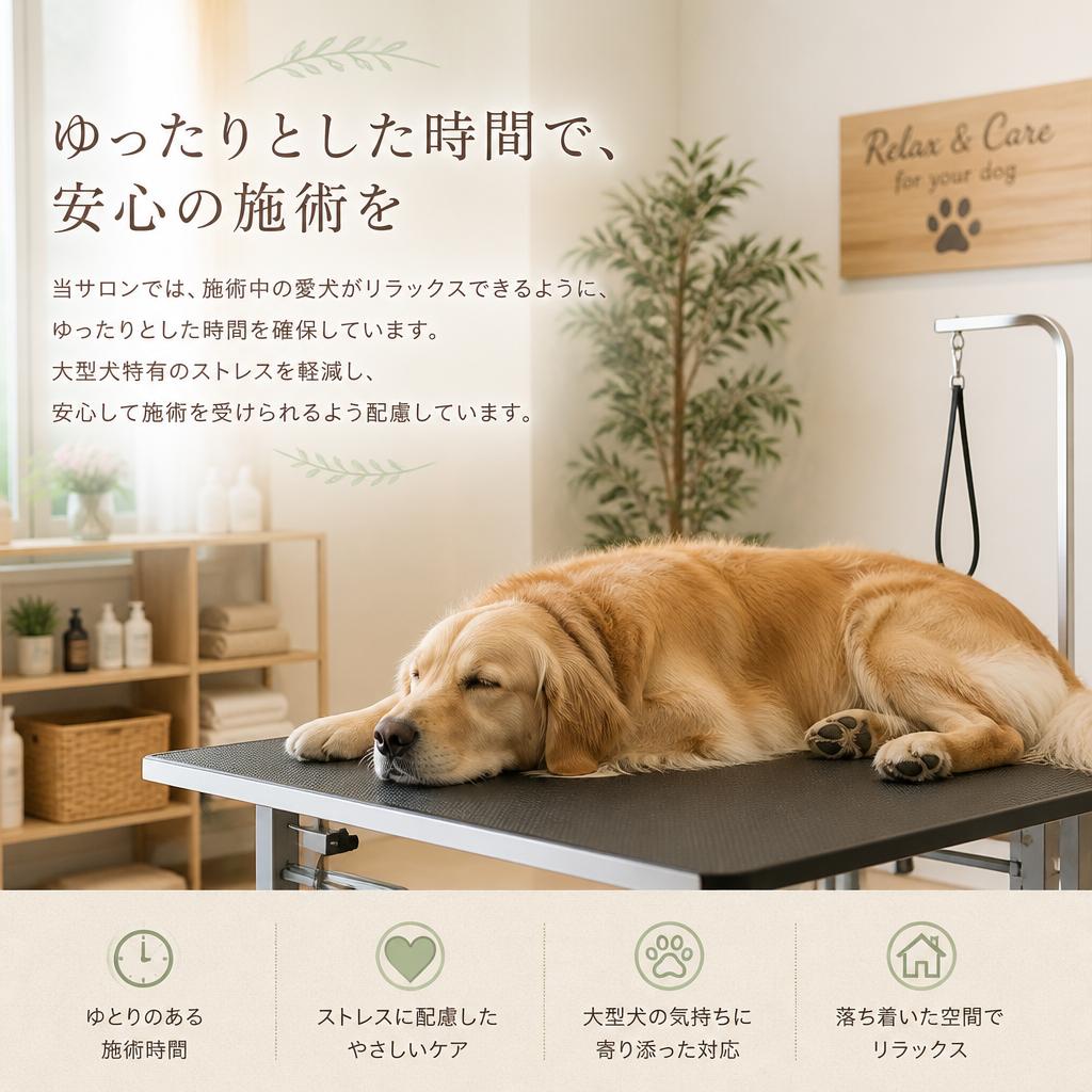 安心・安全のためのゆったりした時間