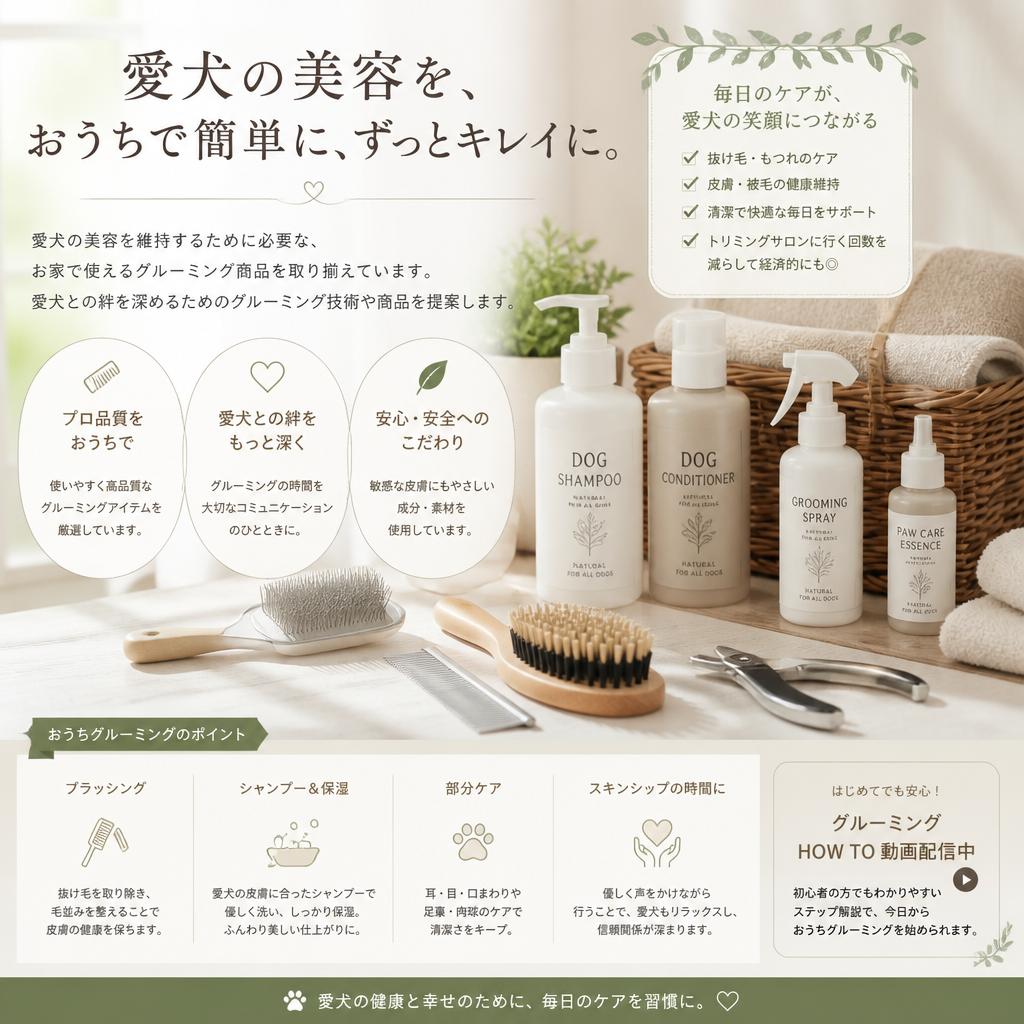 お家でできるグルーミング