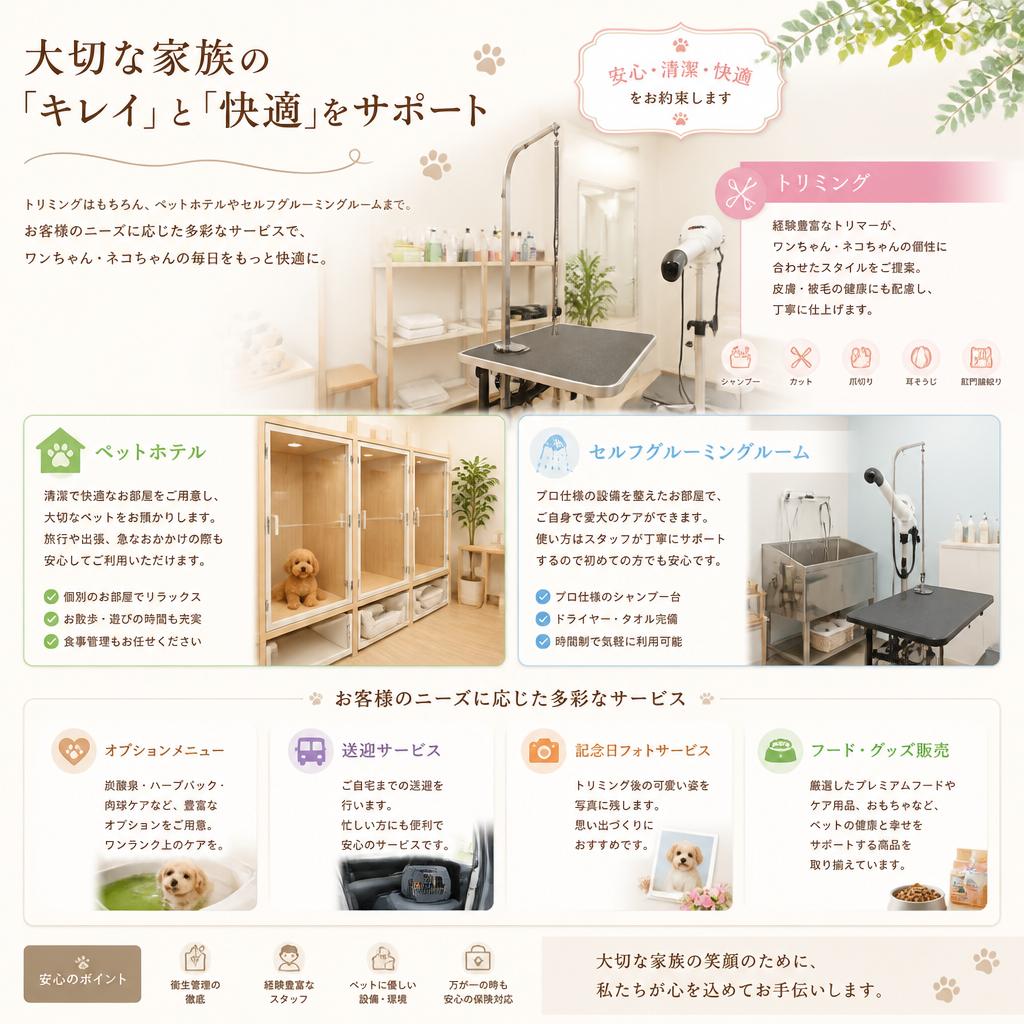 嬉しい付加サービス