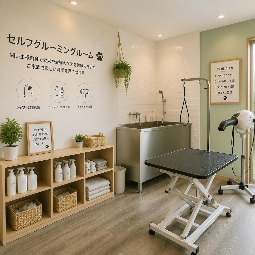 セルフグルーミングルームのご利用