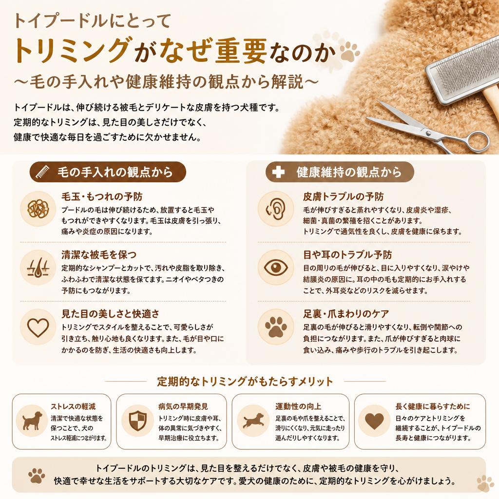 トリミングの重要性