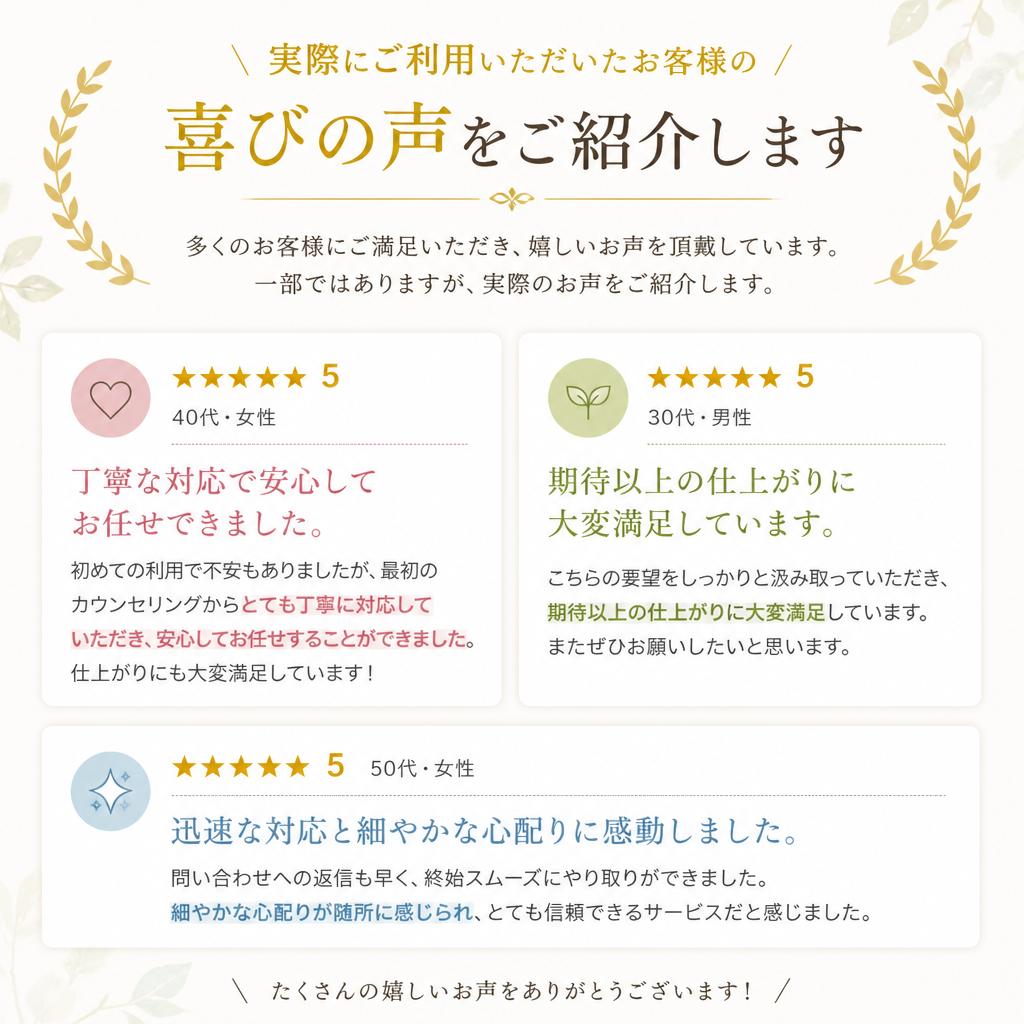 お客様の声