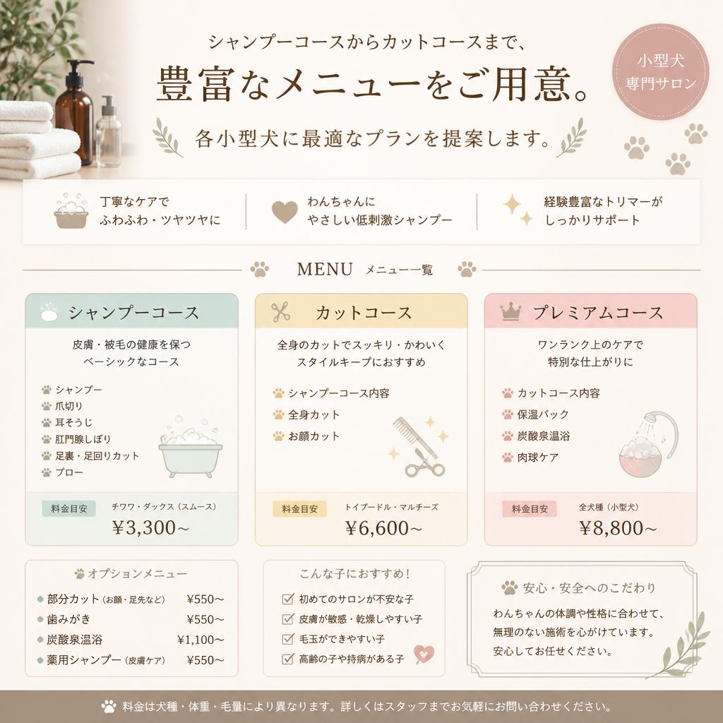 2. トリミングメニュー