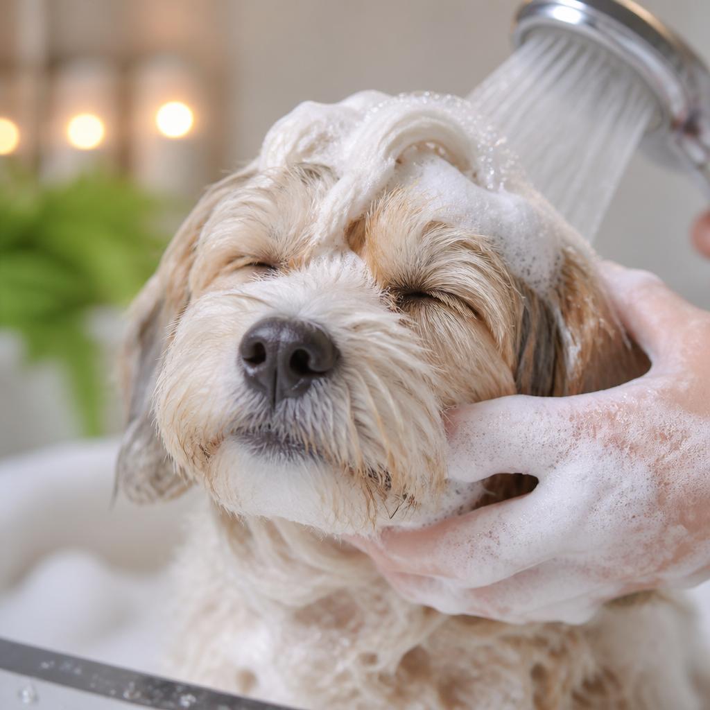 mix犬も喜ぶ！心地よいシャンプー体験を