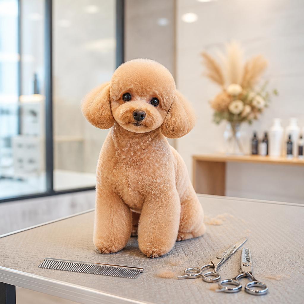 レイクタウンでトイプードルトリミングなら、Dog and Cat Grooming Salon JJで決まり！