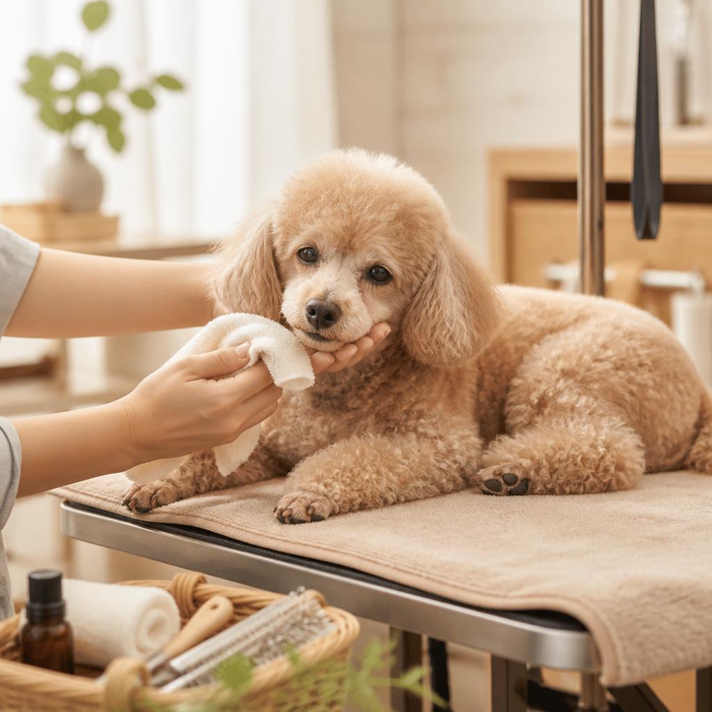 老犬への優しいケア