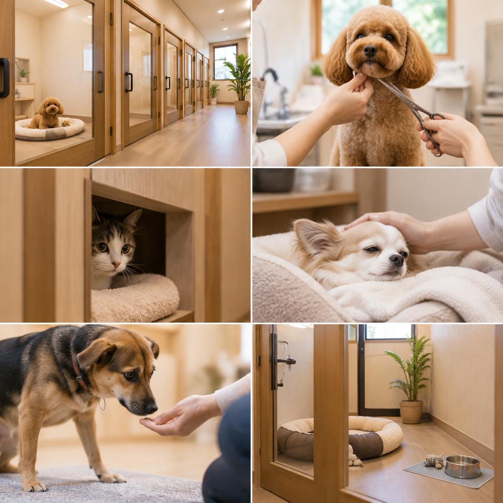 個室だから安心。飼い主様の立会いもできます
