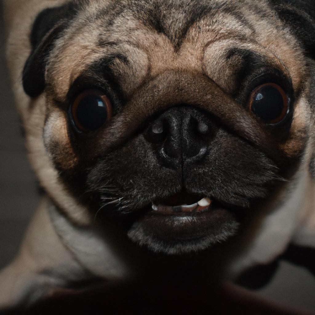 愛らしいパグ犬をもっと魅力的に！